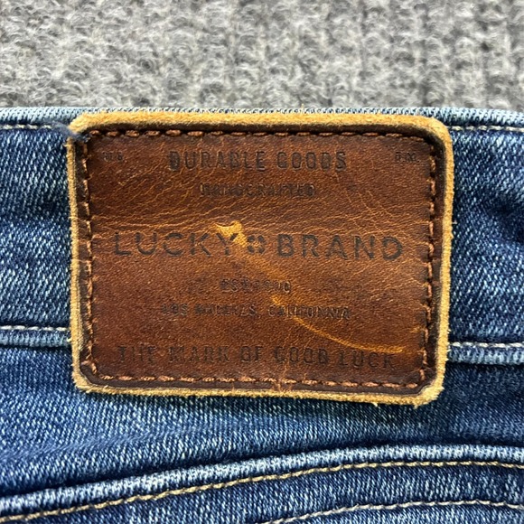 Lucky Brand Womens Bootcut Jeans Size 4x27 Regular Blue Stretch Candiani Denim - Picture 3 of 13